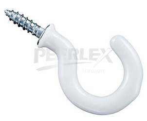 White Vinyl Cup Hook